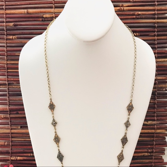 Chico's Long Drop Necklace - Picture 3 of 8